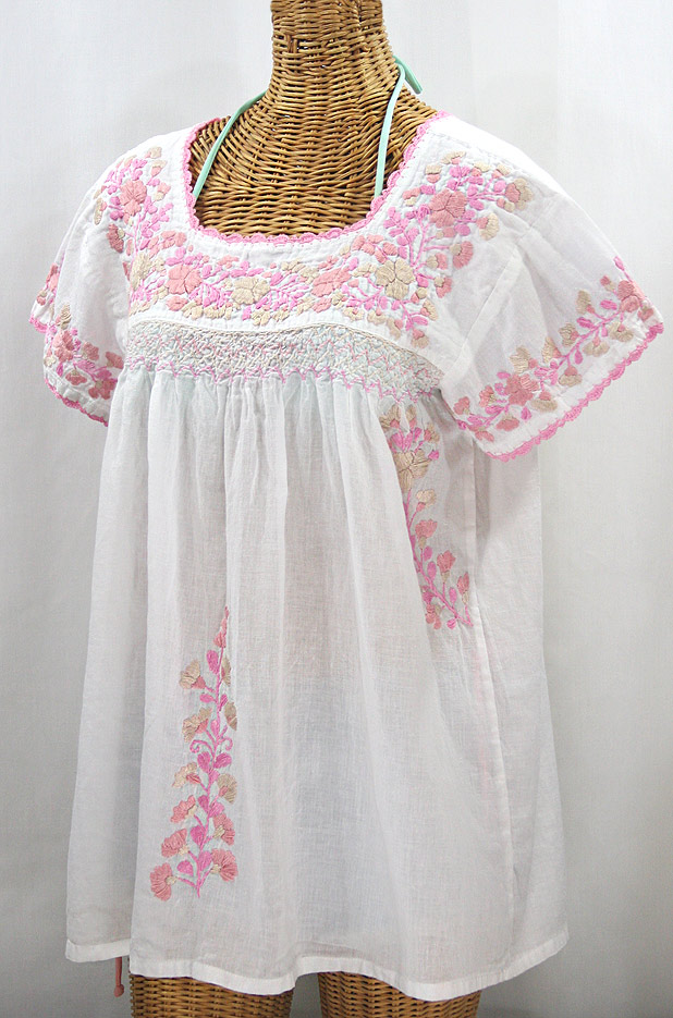 Mexican Blouses & Hand Embroidered Vintage-Style Peasant Tops | Siren