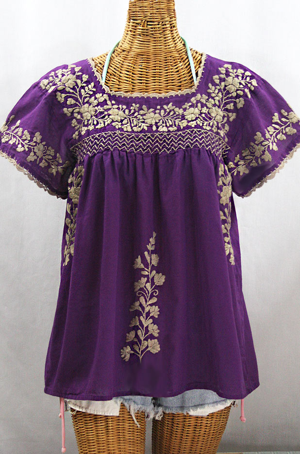 purple mexican dress